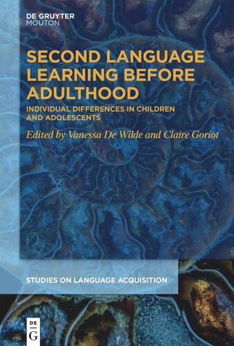 Second Language Learning Before Adulthood: Individual Differences in Children and Adolescents