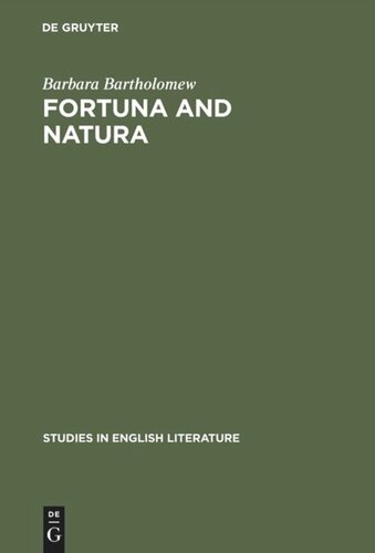 Fortuna and natura: A reading of three Chaucer narratives