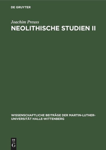 Neolithische Studien II