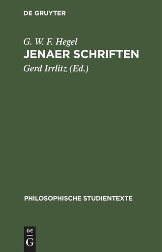 Jenaer Schriften