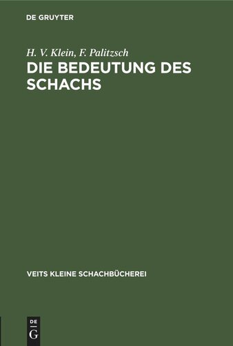 Die Bedeutung des Schachs