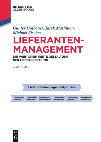 Lieferantenmanagement: Die wertorientierte Gestaltung der Lieferbeziehung