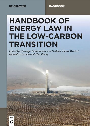 Handbook of Energy Law in the Low-Carbon Transition