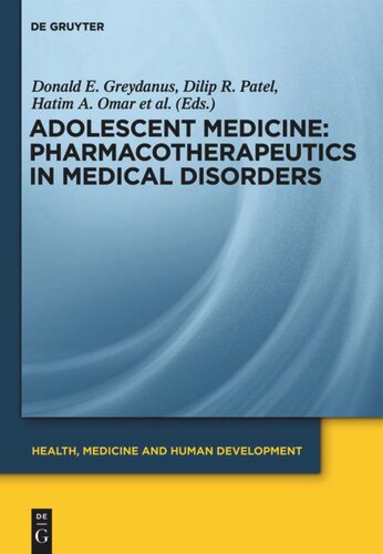 Adolescent Medicine: II Pharmacotherapeutics in Medical Disorders