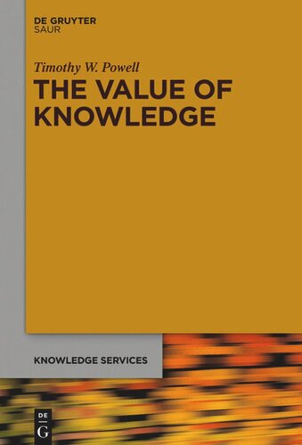 The Value of Knowledge: The Economics of Enterprise Knowledge and Intelligence
