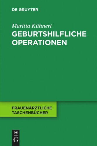Geburtshilfliche Operationen