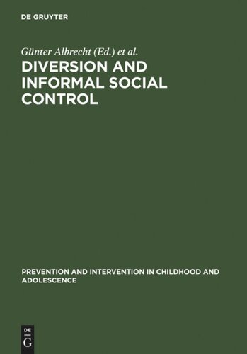 Diversion and Informal Social Control