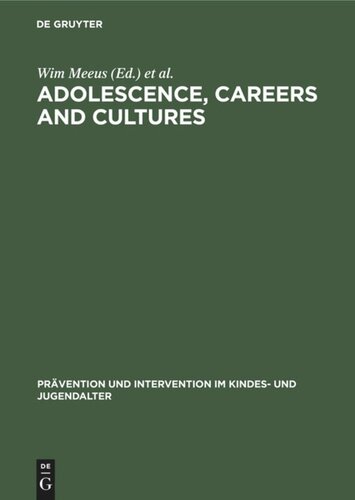 Adolescence, Careers and Cultures