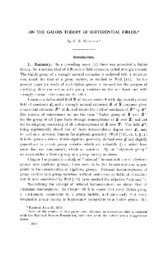Galois theory of differential fields