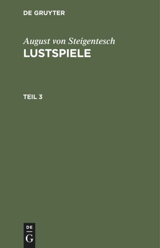 Lustspiele: Teil 3