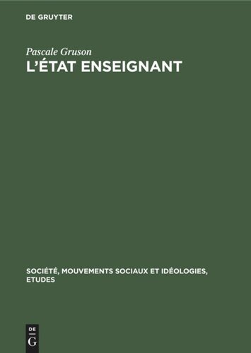 L’État enseignant