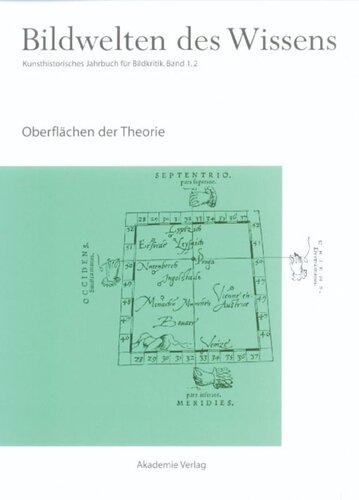 Bildwelten des Wissens: BAND 1,2 Oberflächen der Theorie