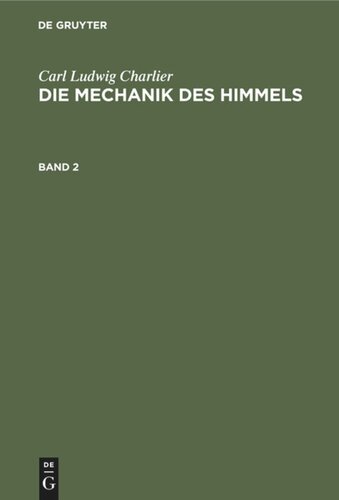 Die Mechanik des Himmels: Band 2
