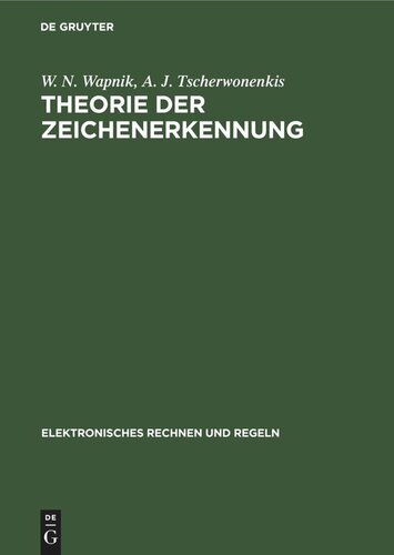 Theorie der Zeichenerkennung