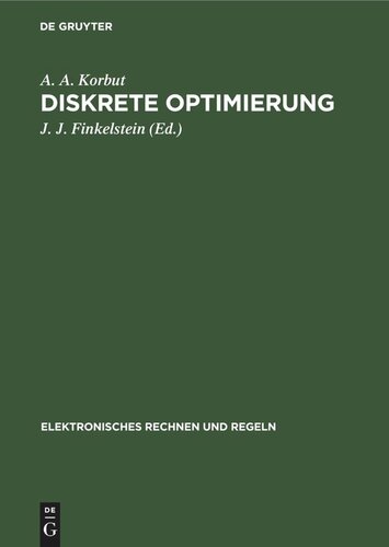 Diskrete Optimierung