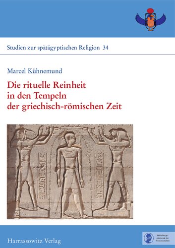 Die rituelle Reinheit in den Tempeln der griechisch-römischen Zeit