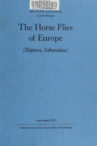 The horse flies of Europe (Diptera, Tabanidae)