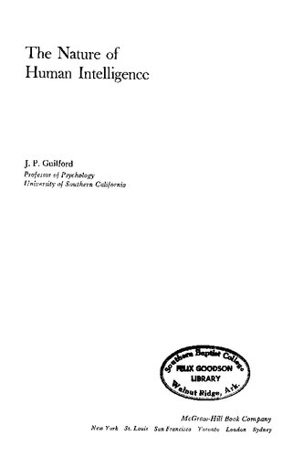 The Nature of Human Intelligence