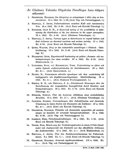 On the propagation of radio waves, Transactions of Chalmers University, # 34