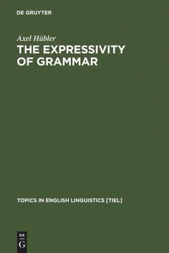 The Expressivity of Grammar: Grammatical Devices Expressing Emotion across Time