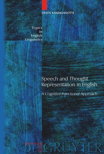 Speech and Thought Representation in English: A Cognitive-Functional Approach