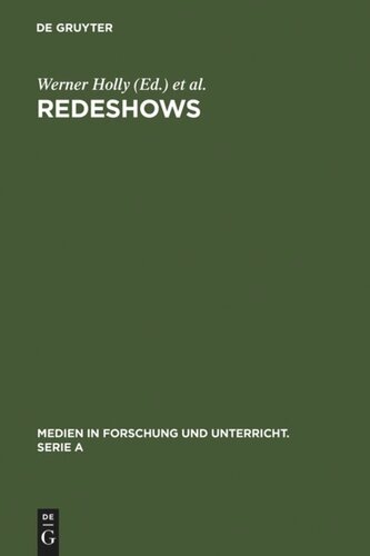 Redeshows: Fernsehdiskussionen in der Diskussion