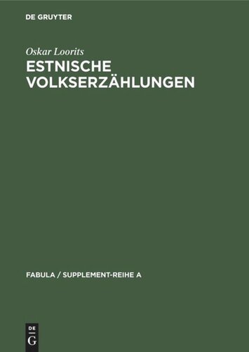 Estnische Volkserzählungen