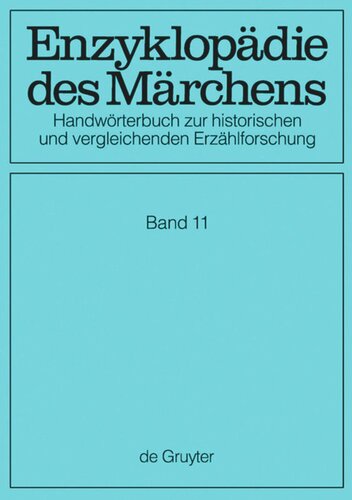 Enzyklopädie des Märchens: Band 11 Prüfung - Schimäremärchen