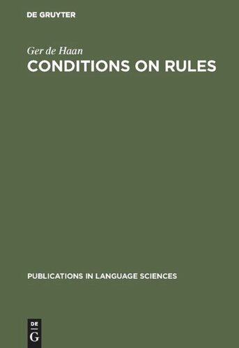 Conditions on Rules: The Proper Balance between Syntax and Semantics