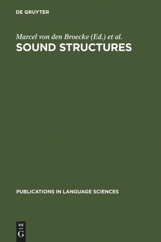 Sound Structures: Studies for Antonie Cohen