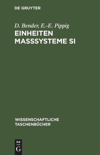 Einheiten Maßsysteme SI