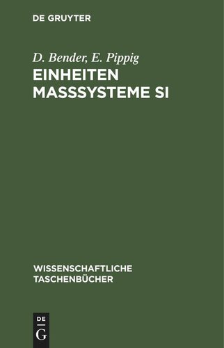 Einheiten Maßsysteme SI
