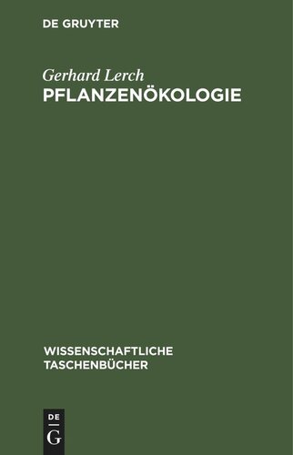 Pflanzenökologie
