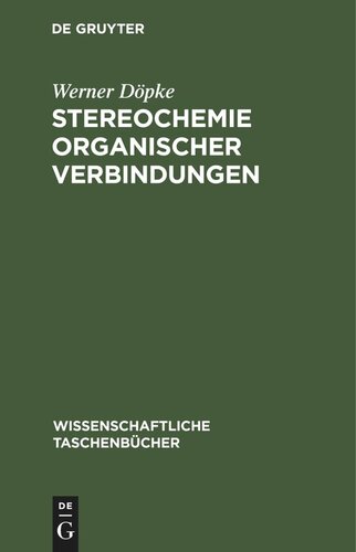 Stereochemie organischer Verbindungen