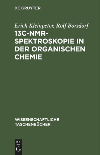 13C-NMR-Spektroskopie in der organischen Chemie