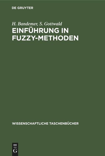 Einführung in FUZZY-Methoden