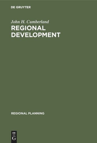 Regional development: Experiences and prospects in the United States of America