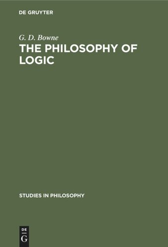The Philosophy of Logic: 1880–1908