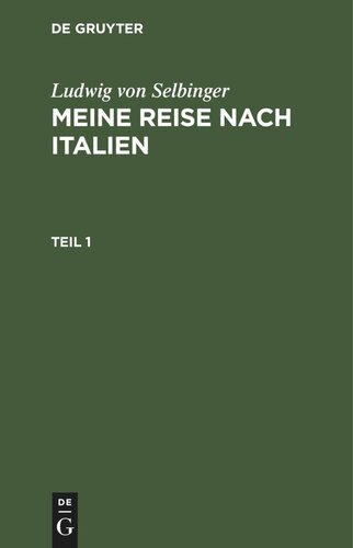 Meine Reise nach Italien: Teil 1