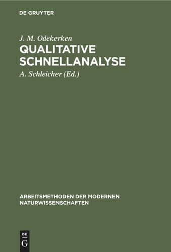 Qualitative Schnellanalyse