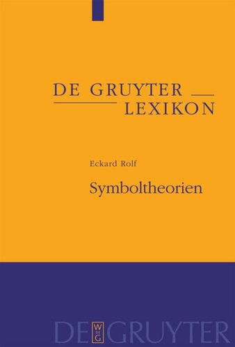 Symboltheorien: Der Symbolbegriff im Theoriekontext