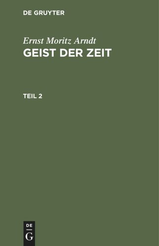 Geist der Zeit: Teil 2
