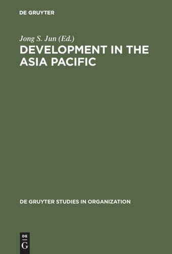 Development in the Asia Pacific: A Public Policiy Perspective
