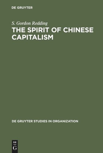 The Spirit of Chinese Capitalism