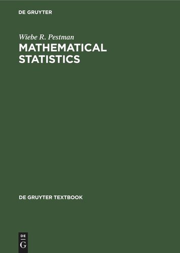 Mathematical Statistics: An Introduction