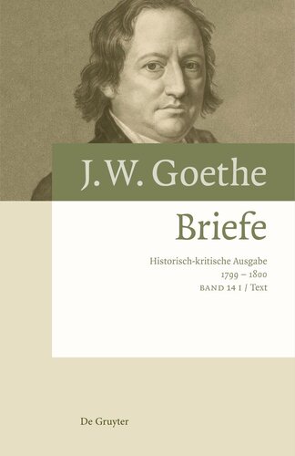 Briefe: Band 14 Briefe 1799 – 1800