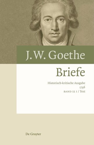 Briefe: Band 11 Briefe 1796