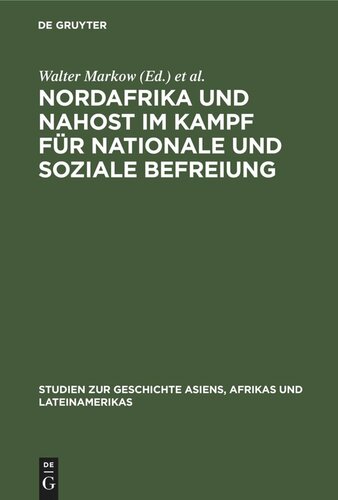 Nordafrika und Nahost im Kampf für nationale und soziale Befreiung