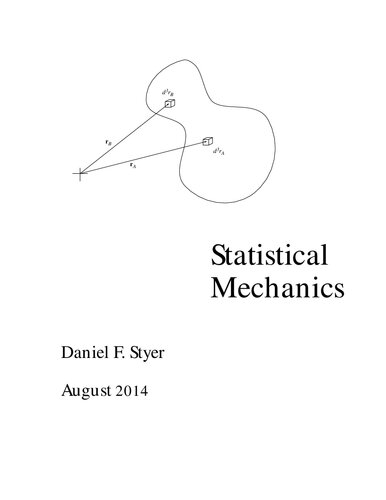 Statistical Mechanics