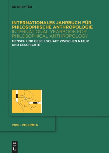 Mensch und Gesellschaft zwischen Natur und Geschichte: Zum Verhältnis von Philosophischer Anthropologie und Kritischer Theorie